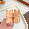 Animal Capybara Hair Claw 8Cm Acrylic Claw Clips Cute Cartoon Crab Hair Clips Hair Accessories For Women Girls