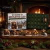 Halloween Mantel Decor 24 Days Advent Calendar 2026, Mini Highland Cow/Horse/Dog Figures Christmas Countdown Home Calendar, 2D Acrylic Hanging