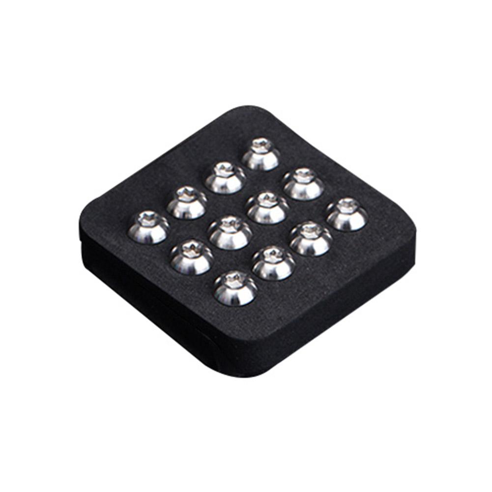 12 Stück feste Schraube M5 x 10 Titanlegierung exquisite Verarbeitung Mountainbike T25 Torx Bremsscheibenschraube
