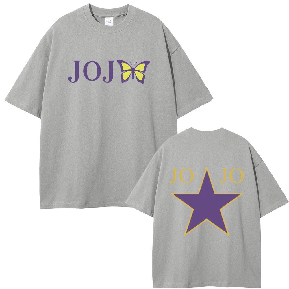Japanese Anime JoJo Bizarre Adventure Kujo Jolyne Graphic Tshirts Men Women Casual Manga Short Sleeve T Shirts Unisex Fans Gift