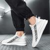 Nuove scarpe sportive casual traspiranti in rete intrecciata a maglia estiva per la corsa, taglie grandi, scarpe da ginnastica