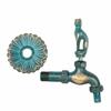 Nostalgic Garden Tap Cat Patinated 1/2"