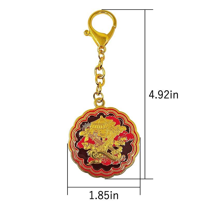 [YISHUI] (Isui) feng shui keychain key chain pipa lucky charm keychain lucky charm Talisman good luck car key chain Fashionable