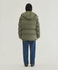 COVERNAT Detachable Hooded Mid Down Jacket Olive