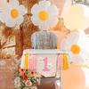 Daisy 1st Happy Birthday Banner Highchair Banner Tassels for Girl&Boy Birthday Party Decoration Baby Birthday Photo Props