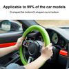 Universal Car Non-Slip Silicone Steering Wheel Cover Elastic Texture D-Shaped Steering Wheel Covers Car Decoration Accessories