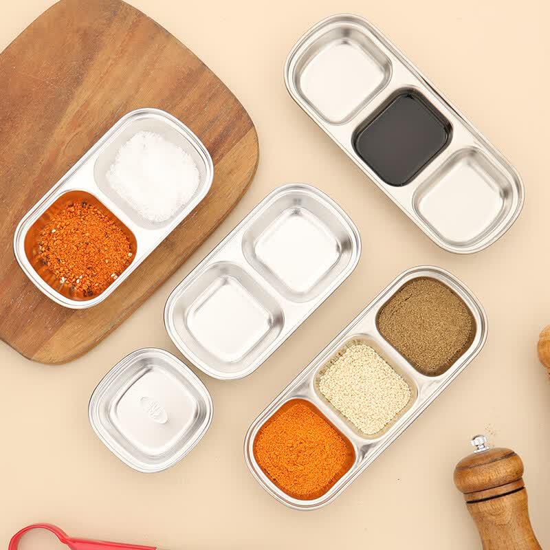 ZISIZ Stainless Steel Multi-Purpose Condiment Dishes
