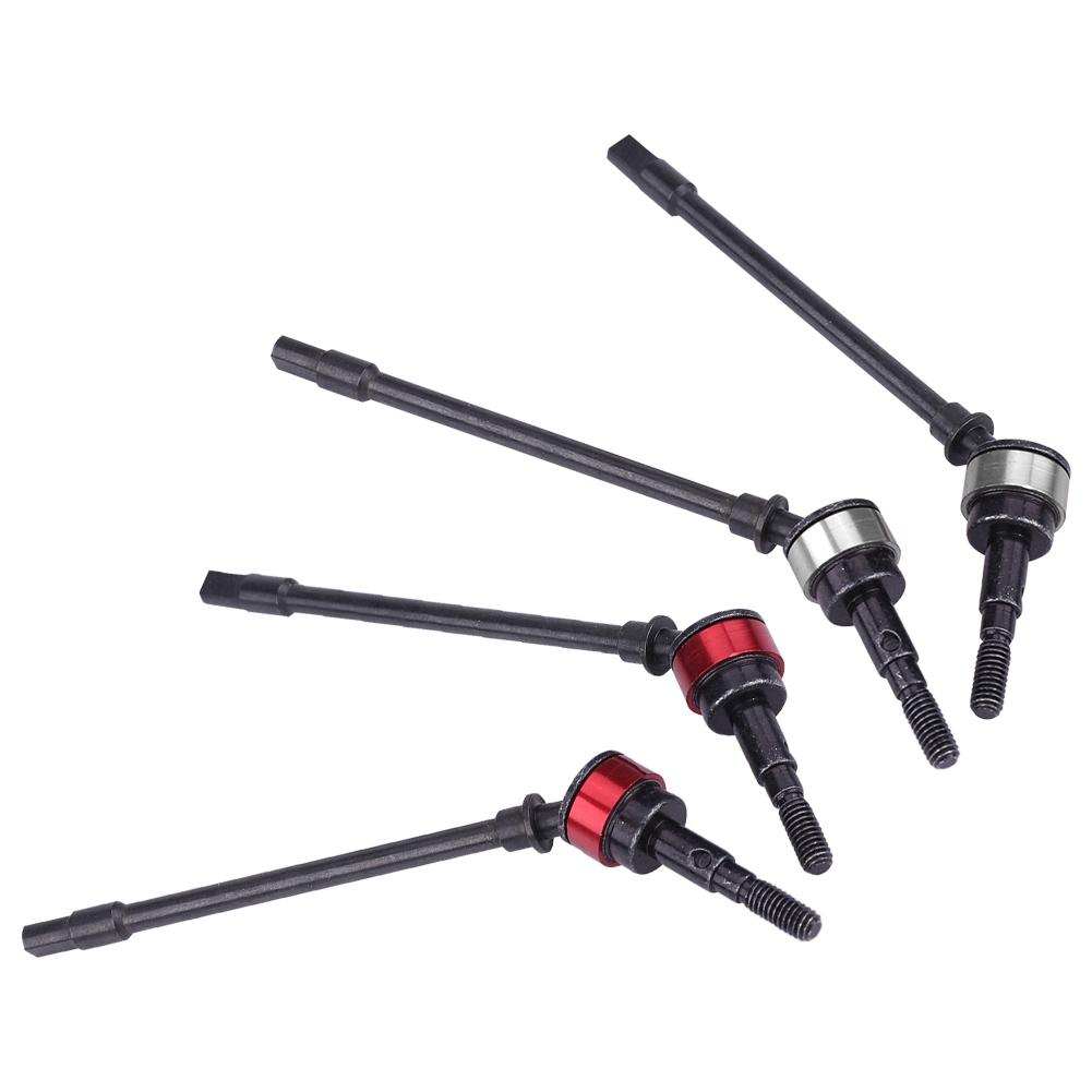 4 Pcs Remote Control Model Accessory Parts Hard Steel Front Axle Drive Shaft for SCX10 RC Car