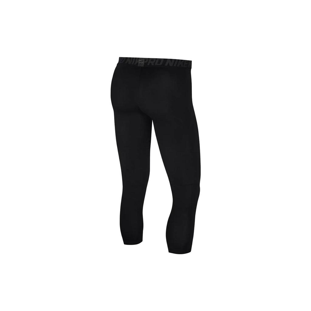 Nike Solid Breathable Compression Workout Pants Men Bottoms Black 838056-010
