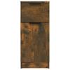 Sideboard Smoked Oak 30x30x70 cm Particle Board