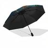 1pc Dinosaur Galaxy Automatic Folding Umbrella, Sturdy And Durable Automatic Folding Umbrella with 8 Ribs, Convenient for Outdoor Use094