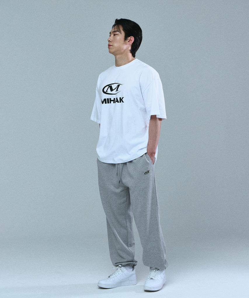 Mihag Metal Logo Jogger Pants (Gray)