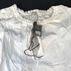 MIU MIU Made in Italy Long Sleeve Shirt White Women’s L/40 With Authentic Tag(USED)