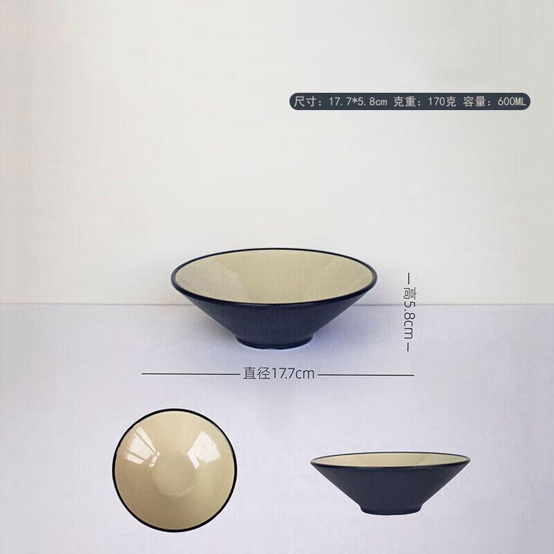 Kangfu Ceramics A5 Melamine Commercial Douli Noodle & Soup Bowl