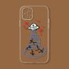 Clear Phone Case For iPhone 17 17E 16 16E 15 14 13 12 11 Pro Max Plus Air UFO Alien Doodle Art Soft TPU Shockproof Cover