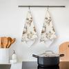 2pcs/set Kitchen Towels 40x60cmcute bunnyHand Towels Christmas Decorations for Home Noel Dish Towels Gifts