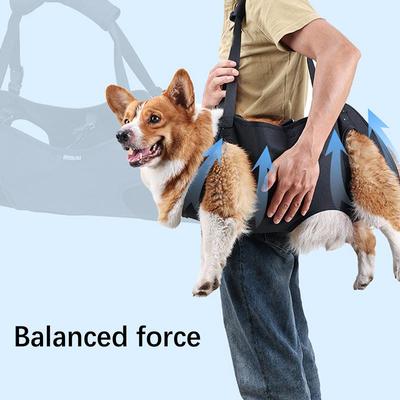 Hundekörperstütze Hundehebegeschirr für verletzte ältere Hunde Behindertes Haustierzubehör Stützhilfe Tragbar