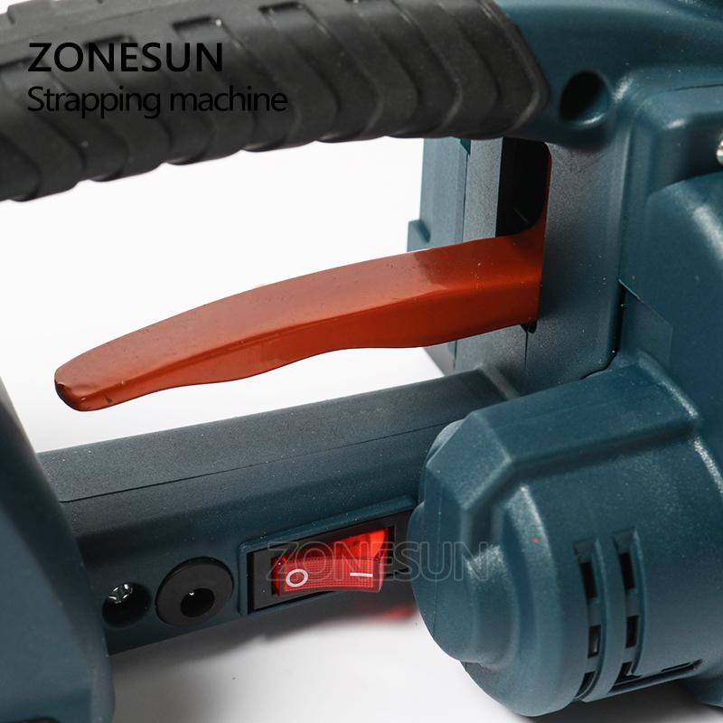 ZONESUN ZS-JDC16 13mm-16mm PET PP Plastic Strapping Machine Tools Battery Powered Strap Machine With 2 batteries