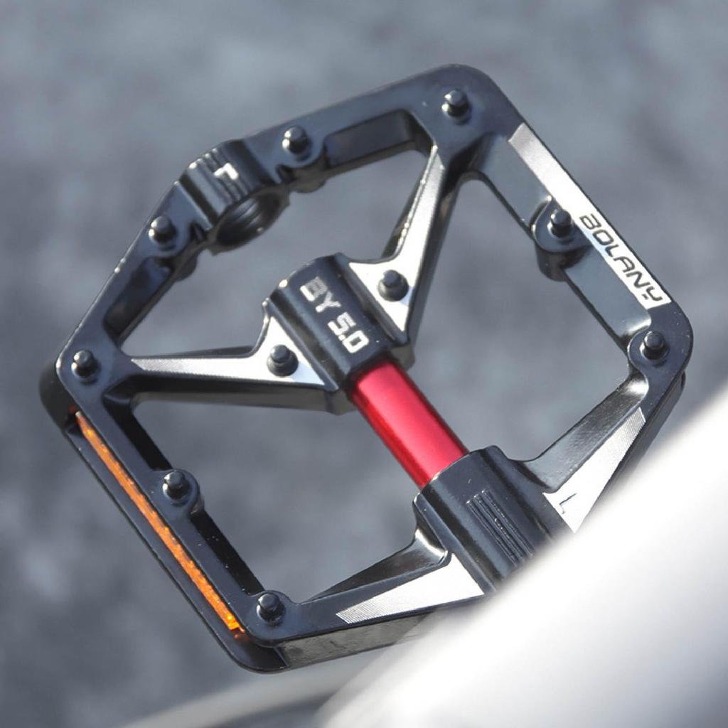JEELAD Bicycle Pedal Aluminum Alloy Bicycle Parts Flat Pedals Anti-Slip