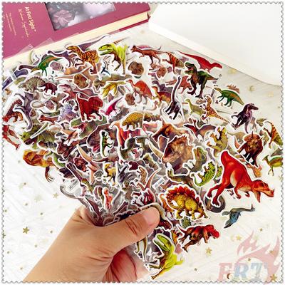 8Sheets/set Jurassic Dinosaurs Rewards Sticker Puffy Bubble Toys Stickers