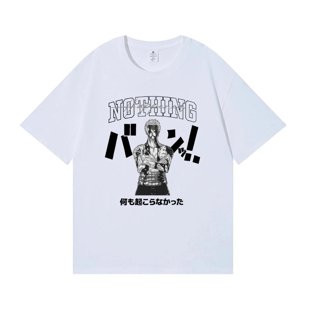 2026 New One Piece Zoro Japanese Style Classic Tee High-quality Streetwear T-shirts Suitable for Both Men Women Summer T-shirts