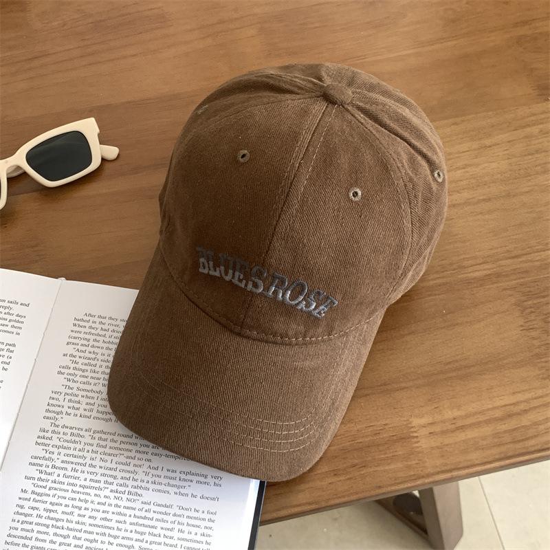 Hartschalen-Baseballkappe Damen Sommer Neu Breitkrempig Großer Kopfumfang Lässt Gesicht klein aussehen Schirmmütze Sonnenschirm Sonnenhut