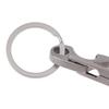 1Pc Titanium Alloy Carabiner Multi-Function Keychain Outdoorwaist Hanging Chain Ring Buckle Beer Bottle Opener Edc Tool