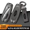 Fashion High-end Car Smart Remote Key Shell Zinc Alloy Case For Ford Fusion Explorer Edge Mustang Mondeo Kuka Auto Key Accessory
