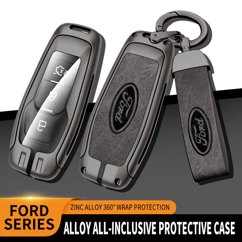 Fashion High-end Car Smart Remote Key Shell Zinc Alloy Case For Ford Fusion Explorer Edge Mustang Mondeo Kuka Auto Key Accessory