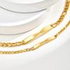 Stainless Steel Mobius Bracelet for Women Men,Minimalist NK Chain Couple Bracelets,Couple Jewelry Gift for Lover