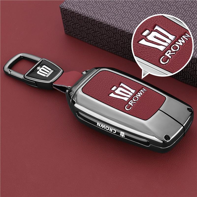 2024 New S1 Crown Land Release Special Key Set 12/13/14th Generation Crown Car Shell Buckle High Grade Genuine Leather JH0