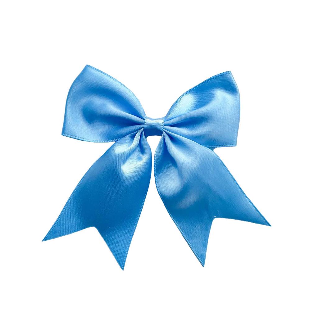 New Solid Color Ribbon Bows Hair Clip For Kids Girls Hairpins Barrettes Handmade Headwear Hair Accessories