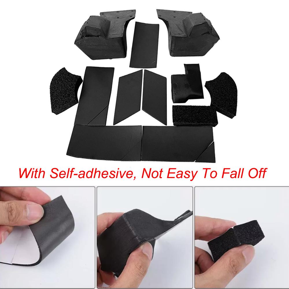Kit Guarnizioni Tetto Rigido Auto Blocco Schiuma Tetto Riparazione Perdite Pioggia Tetto per Jeep Wrangler JL 2018-2025 2025 2025 2025 Accessori Interni