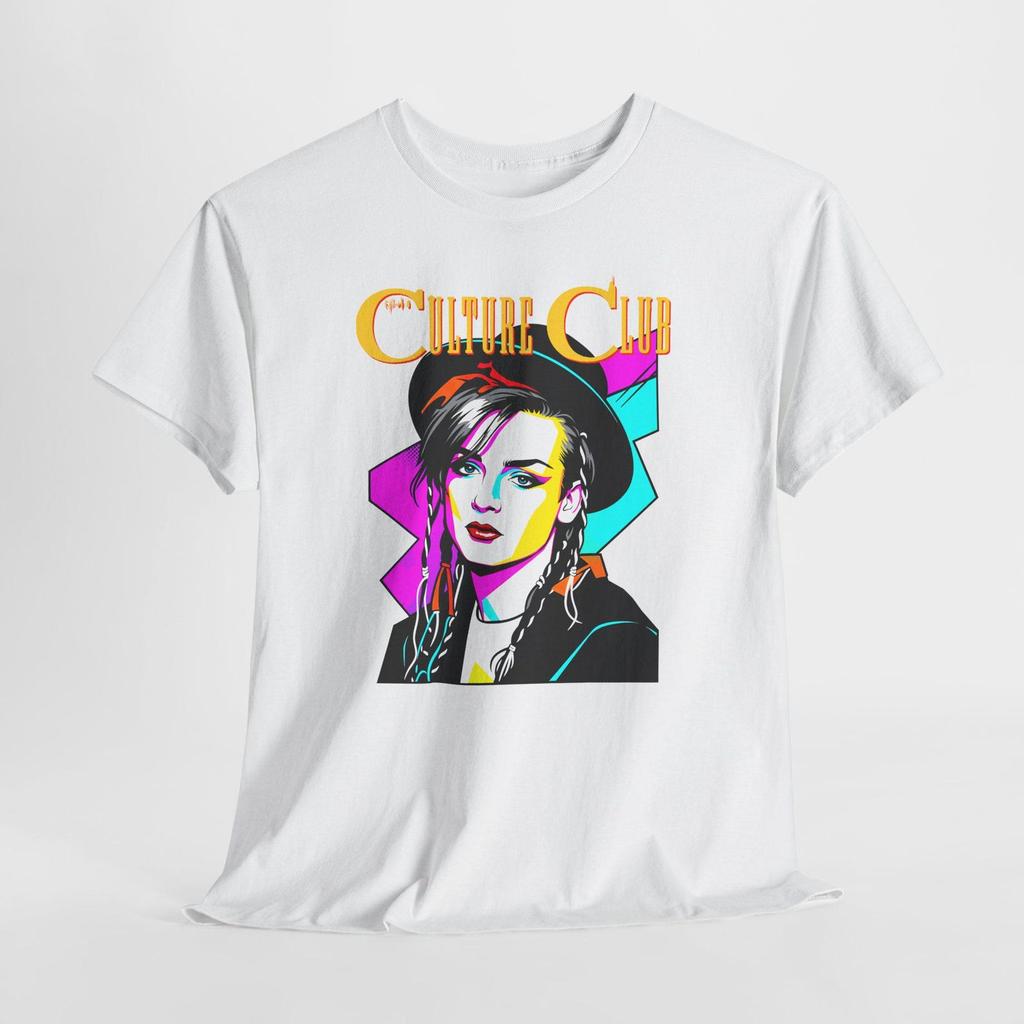 80s Pop Portrait T-Shirt | Retro Culture Club Tee