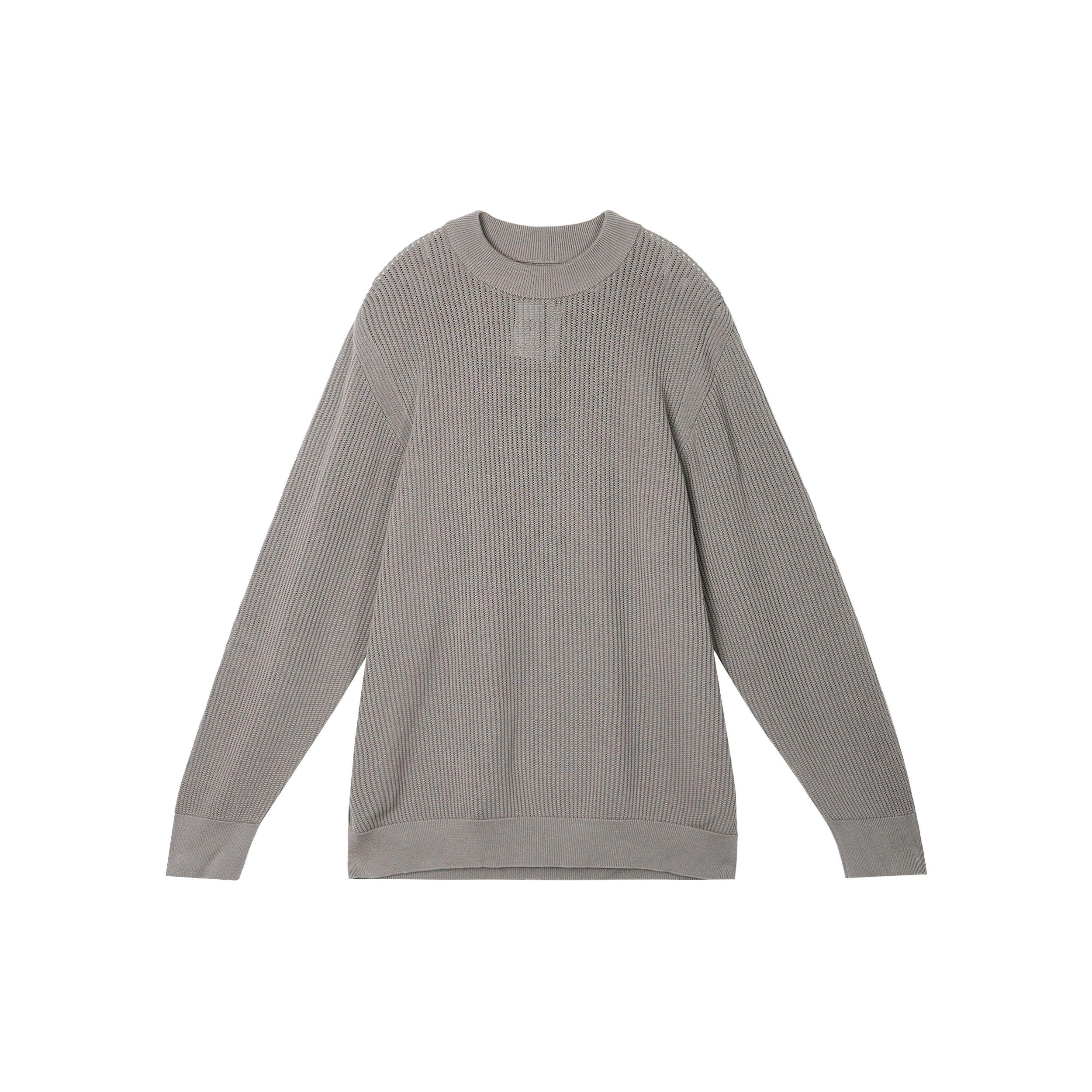 

Мужской однотонный вязаный свитер с круглым вырезом и длинными рукавами Nike, темно-серый DN4102-012 L