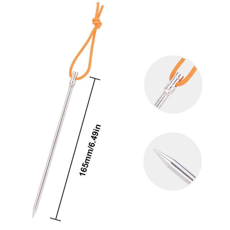 Tent Stakes Firm Tent Hook Ground Anchors Outdoor Canopy Stake Tent Accessory