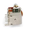 Guitar Potentiometer Switch Pots A500K/B500K Push Pull Guitar Control Pots Volumes Potentiometers Switch Pots Easy To Use