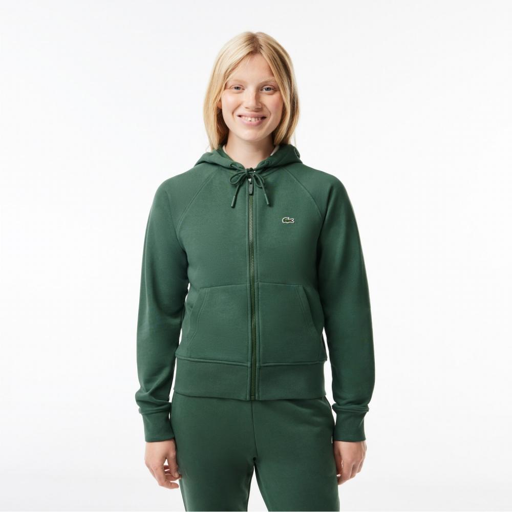 

LACOSTE Женская базовая толстовка на молнии с капюшоном SF9213 53N SMI