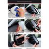 For Tesla Model Y Juniper 2025 Car Rearview Side Mirror Cover Wing Cap Exterior Door Trim Adhesive Sticker ABS Carbon/ Black
