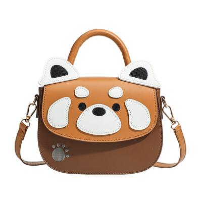 Niche Design Cute PU Cartoon Saddle Bag Damska torba Animal Crossbody Bag Torebka na ramię