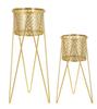 Vase Holder Nat Set 2 Pcs Cm 21X20X46-18X18X32
