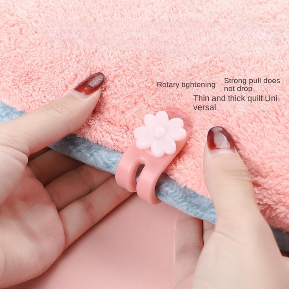 10PCS Anti-escape BedSheet Clips Plastic Blanket Buckles Quilt Fixator Grippers  Quilt Bed Cover