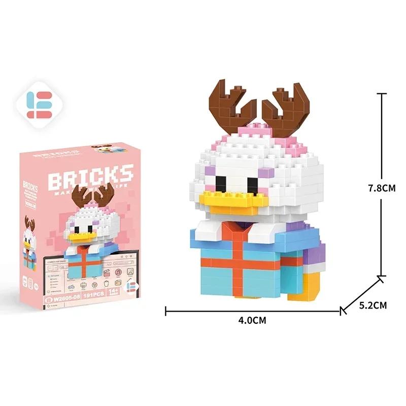 Christmas Donut Series Building Blocks for Children's PuzzleSanta Claus Christmas Tree Damo Egg Puzzle Toys Christmas Gifts