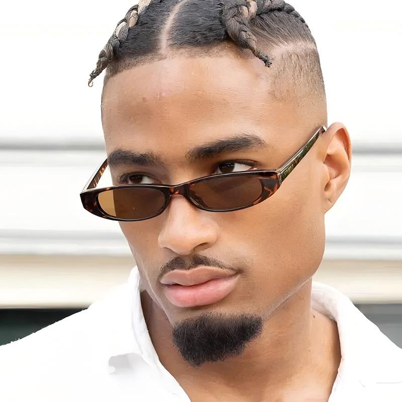 Classic Vintage Small Frame Sunglasses Women For Men Luxury Brand Design Sun Glasses Punk Popular Hip Hop Oval Shades Uv400