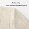 SNOWFLYING Men's Ribbed Tencel Linen Polo Shirt