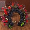 Hairband With Realistic Artificial Flower For Cosplay Costume Party Halloween Stage Performances Headwear