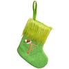 Stylish Embroidered Alphabets Christmas Stocking Knitted Festival Sock for Children Multicolors Holiday Stockings