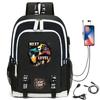 Digital Printing Gamepad Pattern Backpack Cartoon Elementary School Bag Large Capacity Usb Backpack