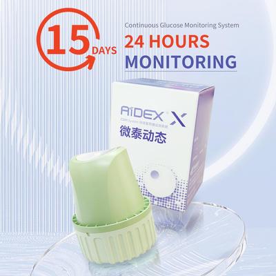 Aidex2 CGM Monitoraggio 24 ore Tester Glicemia Disponibile solo su Android