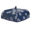 Astro Food Cover, Navy, Japanese Pattern, Modern Japanese Pattern, Dining Table Cover with Aluminum Vacuum Insulation, Kitchen Parasol, Keeps Meals Wa